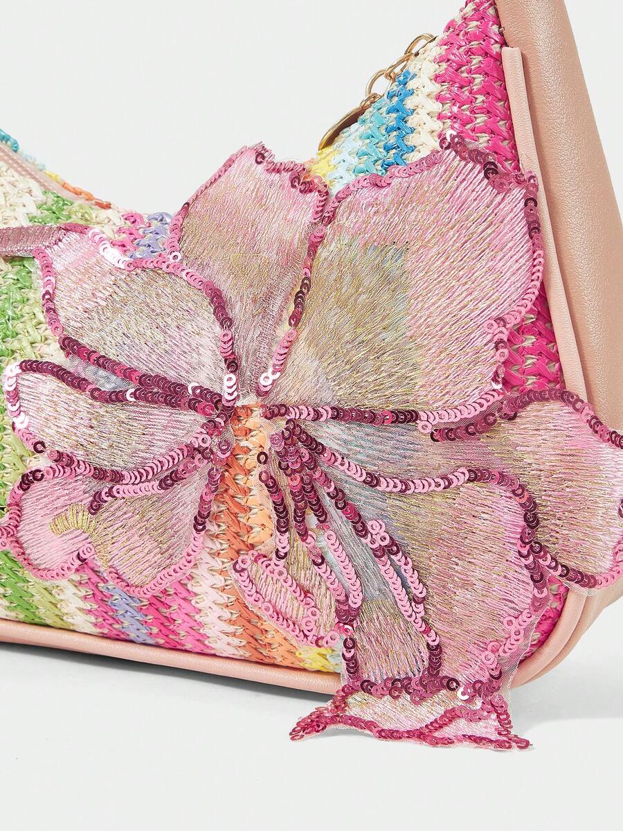 Viva Strut Summer Seaside Vacation Straw Bag