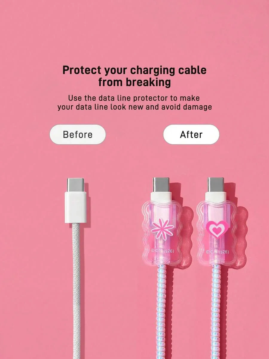 The Power Girl Folding Gradient Charging Head Protective Cover