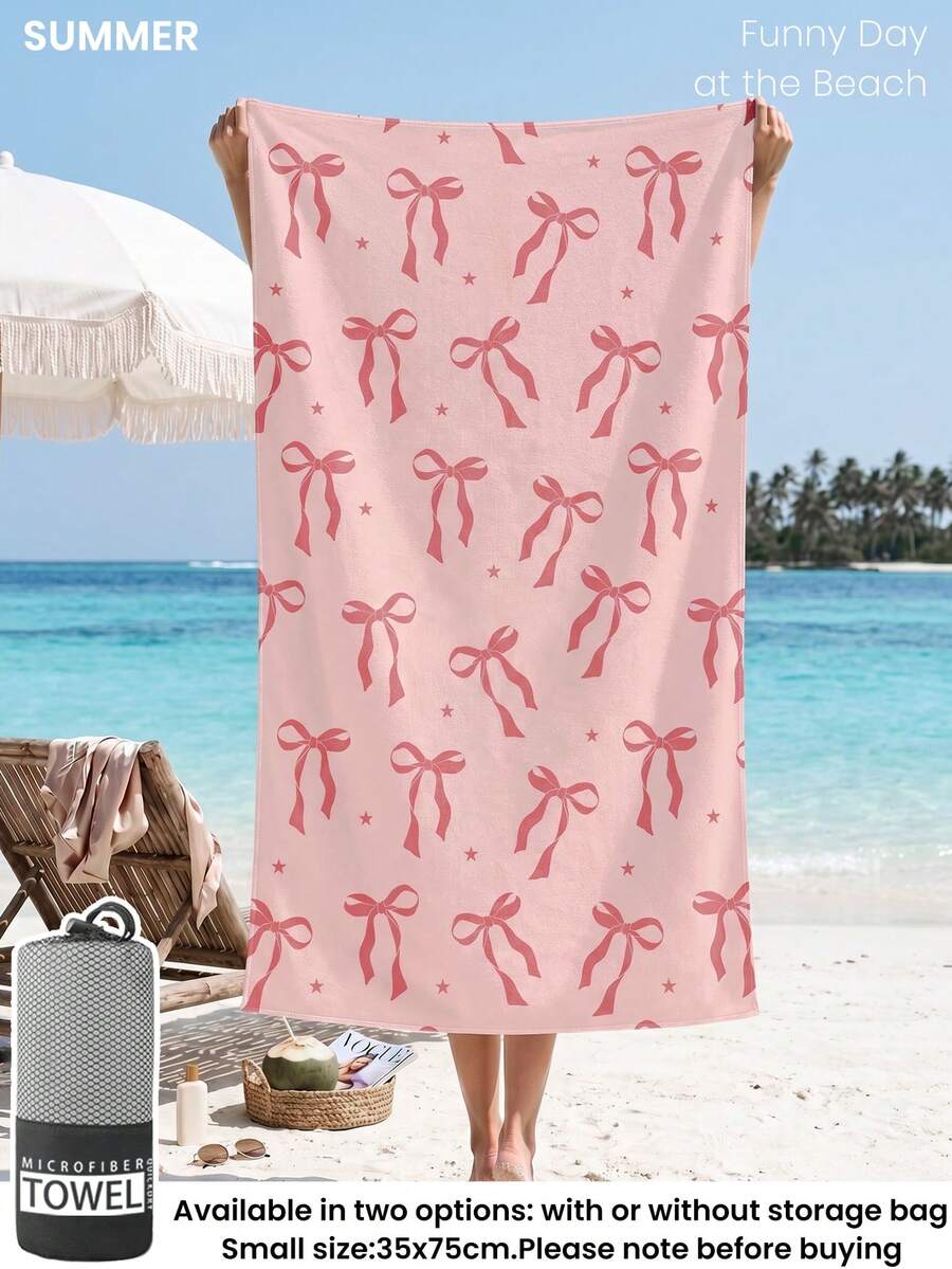 Printed Beach Towel, Summer Fruit Pattern Swimwear
