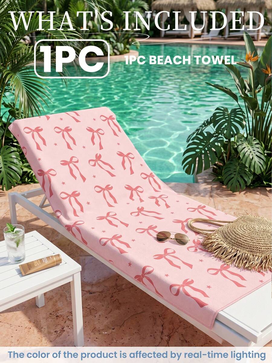 Printed Beach Towel, Summer Fruit Pattern Swimwear