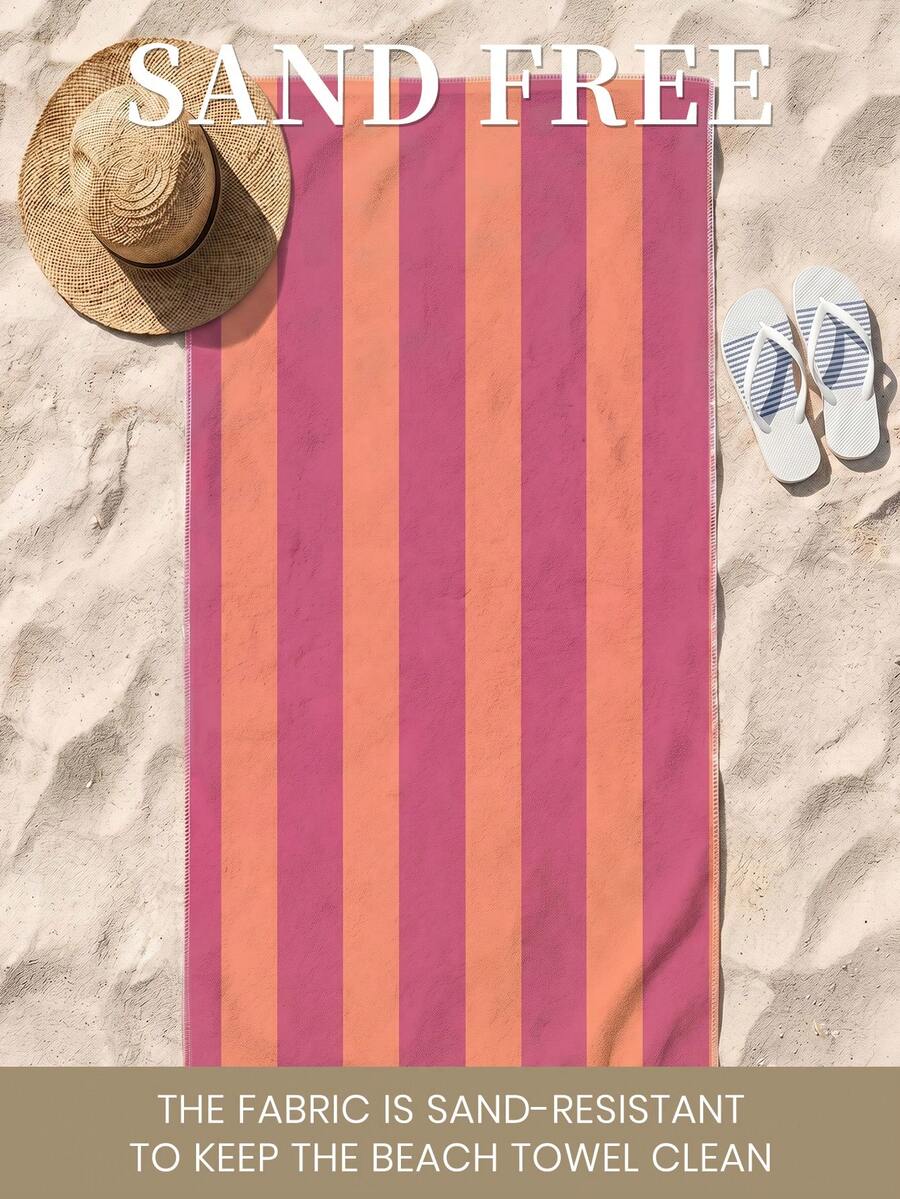 Printed Beach Towel, Summer Fruit Pattern Swimwear