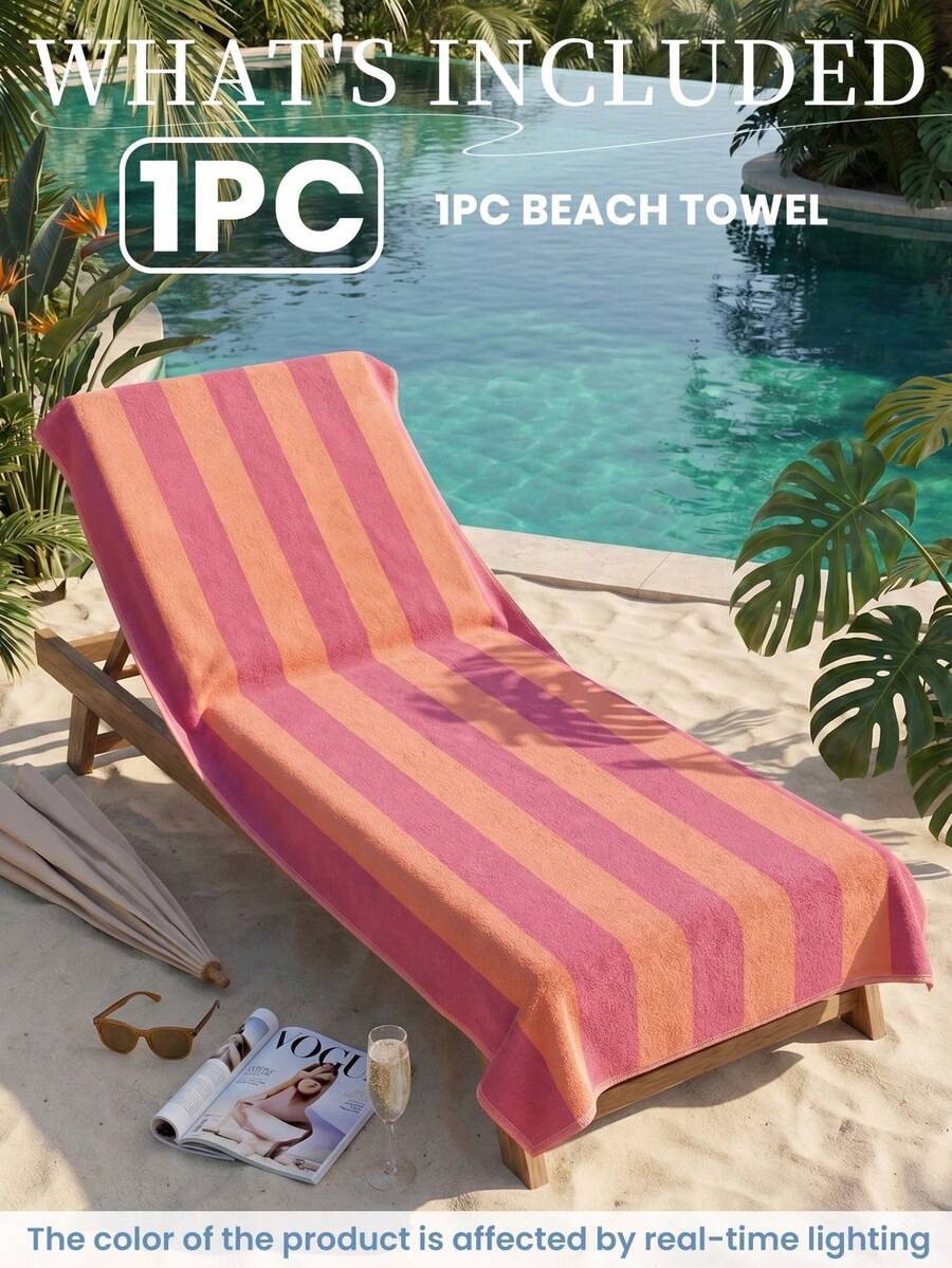 Printed Beach Towel, Summer Fruit Pattern Swimwear