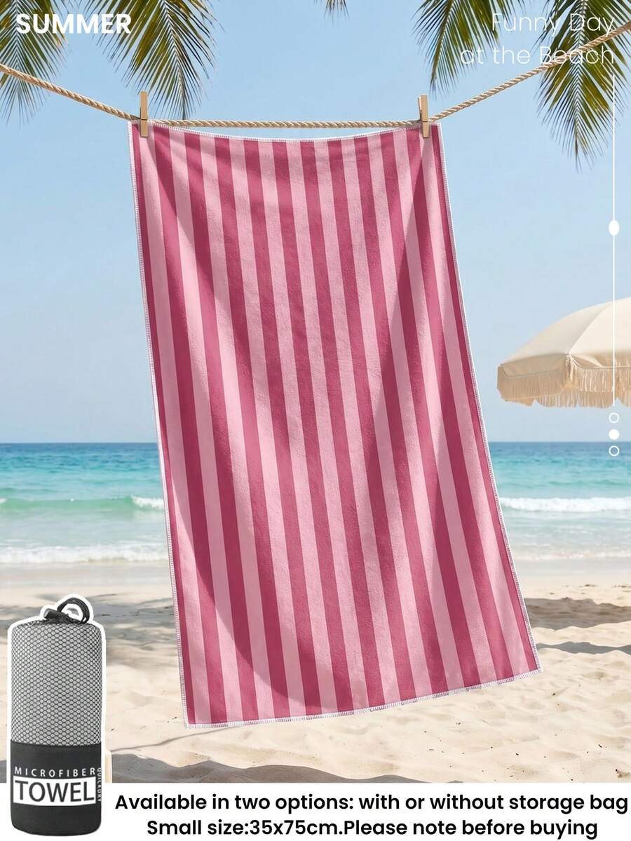 Printed Beach Towel, Summer Fruit Pattern Swimwear