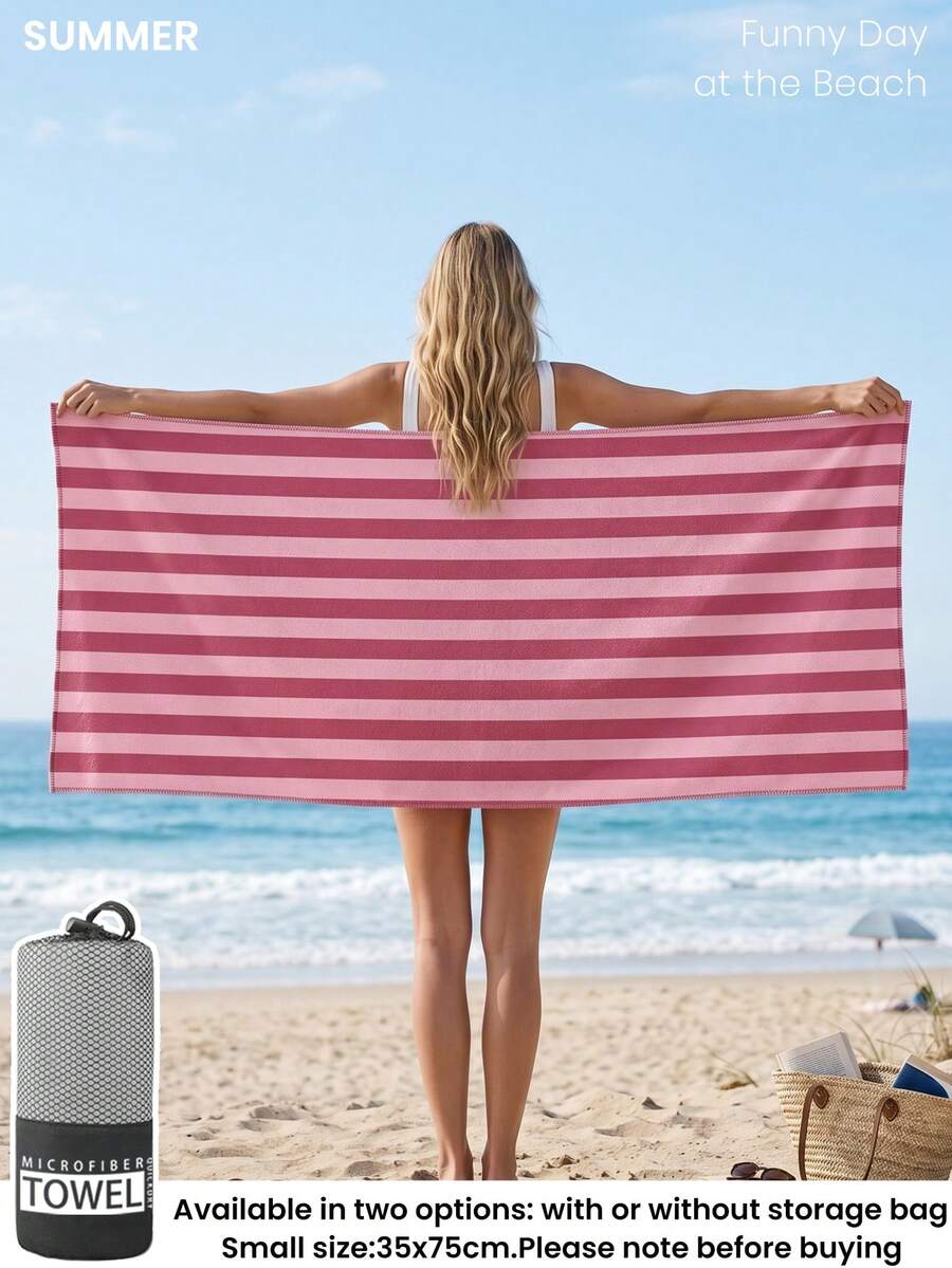Printed Beach Towel, Summer Fruit Pattern Swimwear