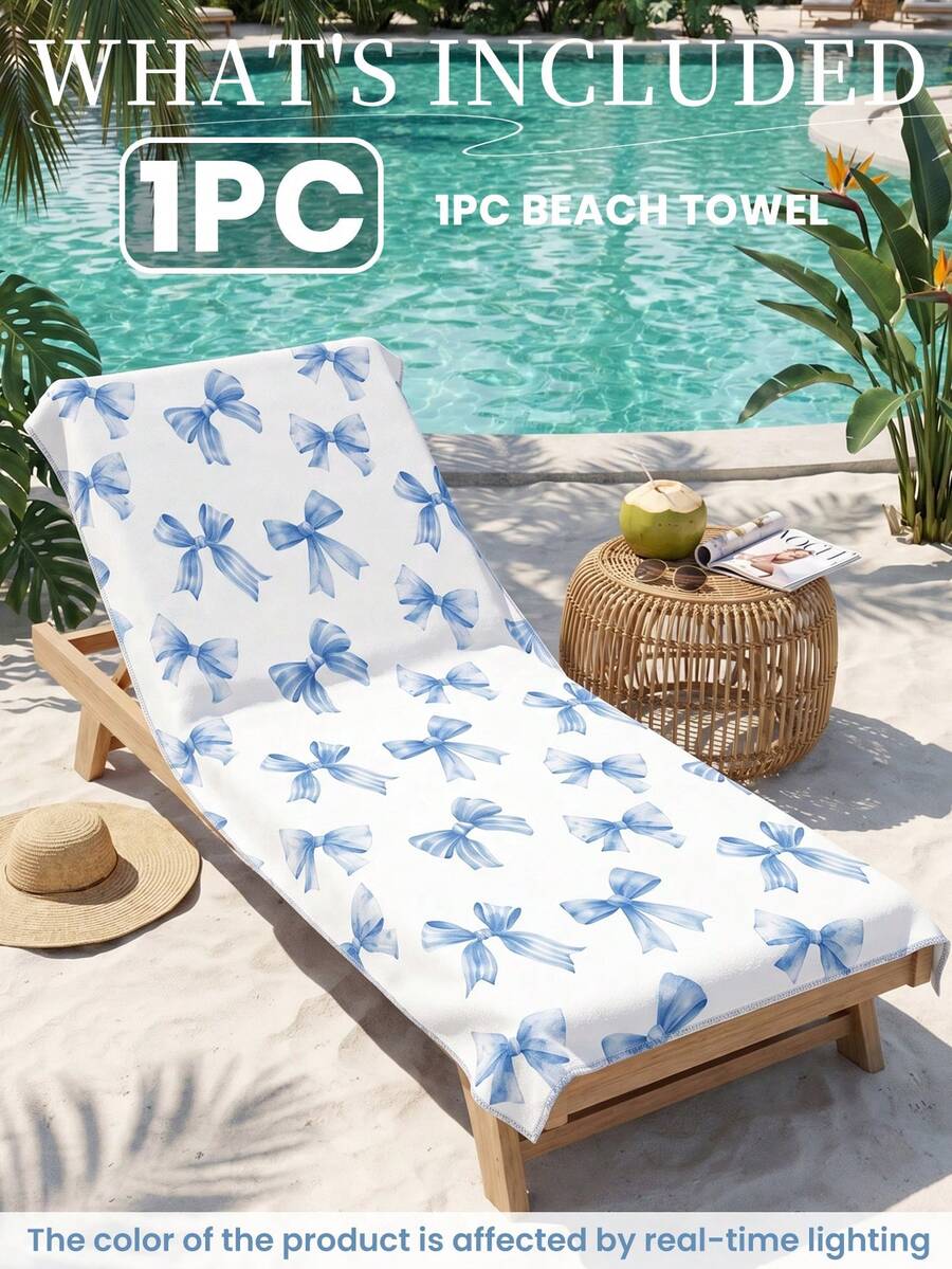 Printed Beach Towel, Summer Fruit Pattern Swimwear
