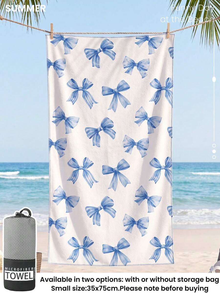 Printed Beach Towel, Summer Fruit Pattern Swimwear