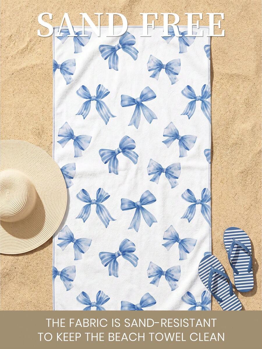 Printed Beach Towel, Summer Fruit Pattern Swimwear