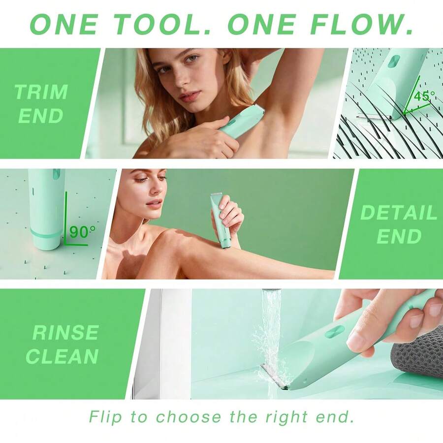 2 In 1 Women Electric Razor & Bikini Trimmer