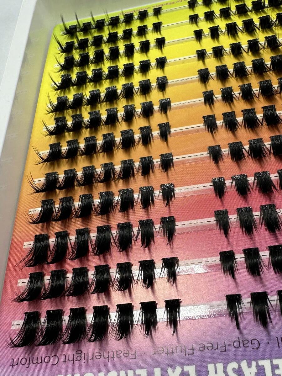 32pcs/10pcs C-Curl Flirty Fairy False Eyelash Clusters
