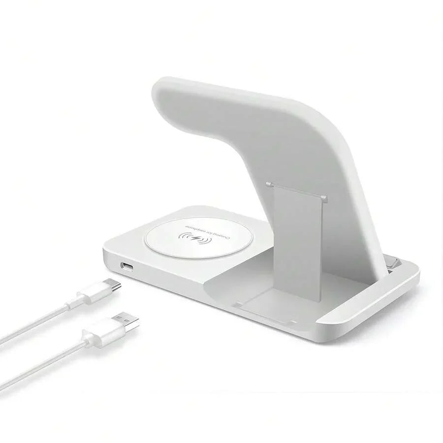 Wireless Charger Station For Multiple Devices Foldable