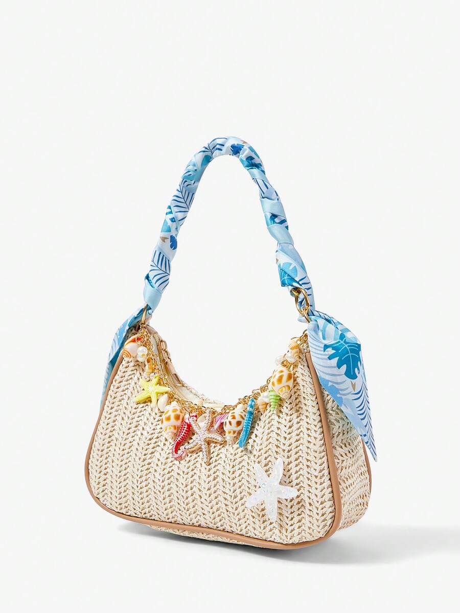 Viva Strut Summer Seaside Vacation Straw Bag