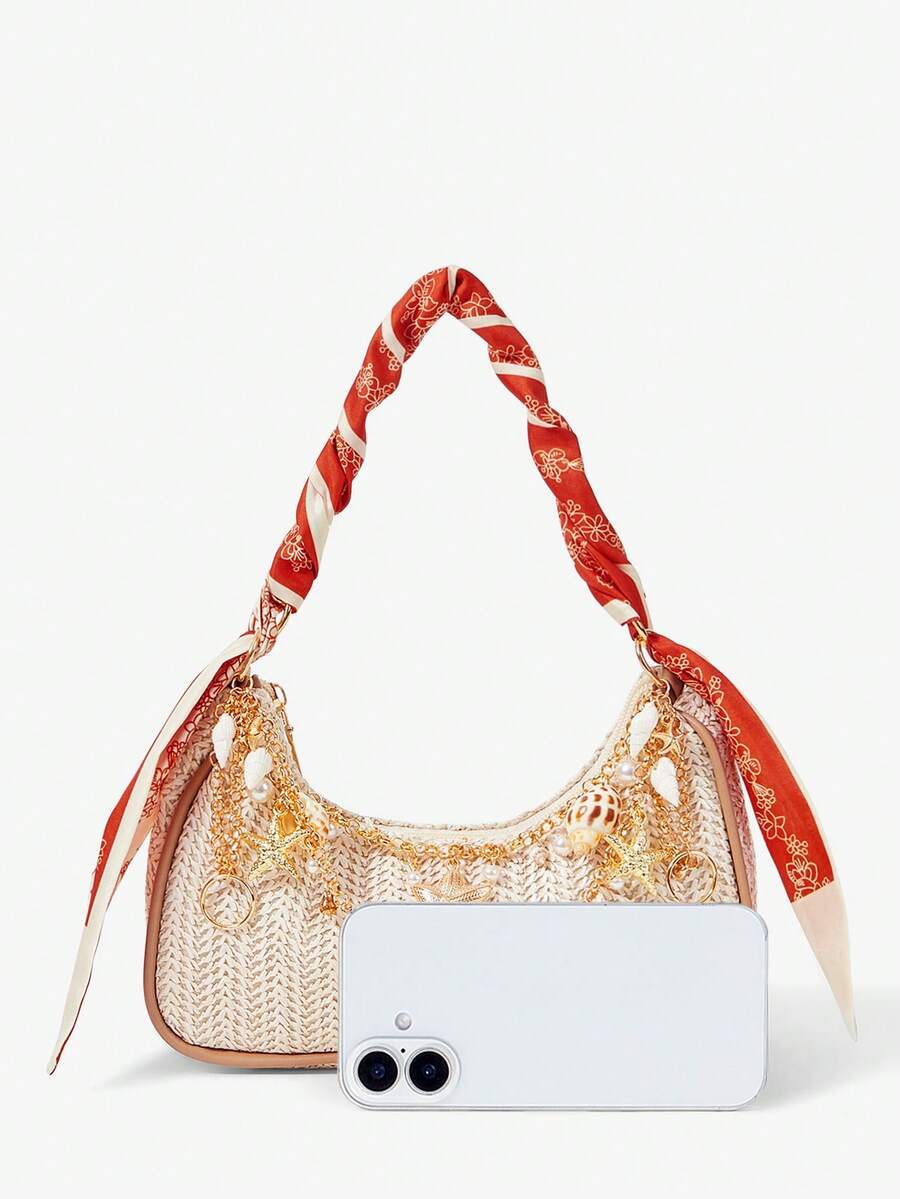 Viva Strut Summer Seaside Vacation Straw Bag