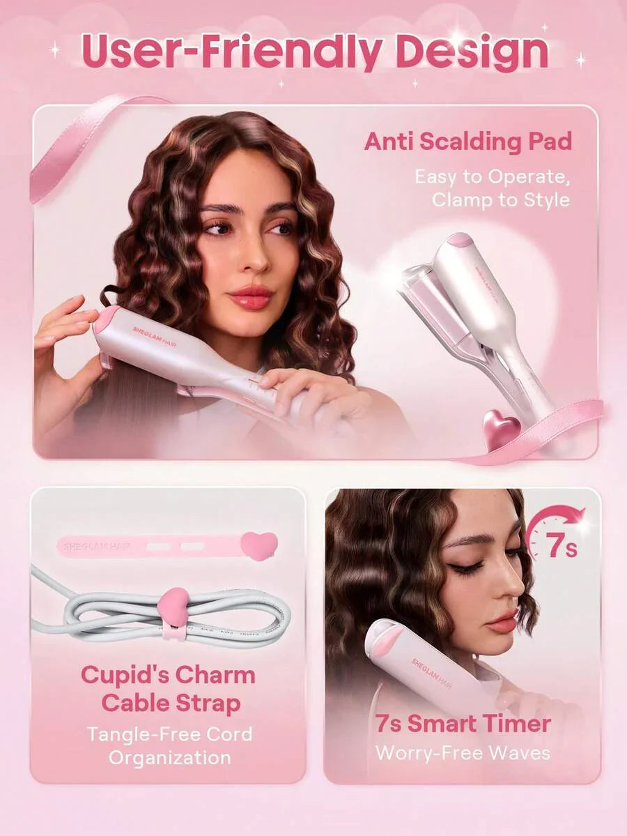 SHEGLAM HAIR Cupid's Charm Beach Babe Hair Waver