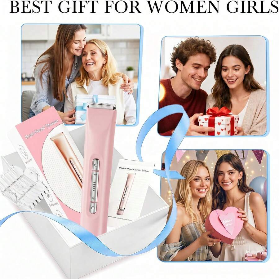 2 In 1 Women Electric Razor & Bikini Trimmer