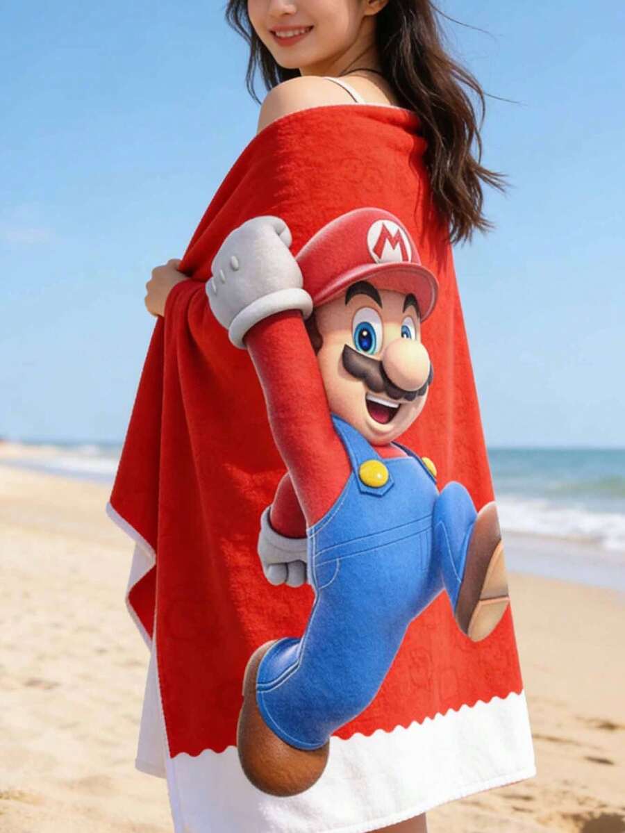asmodee Mario Theme Beach Towels