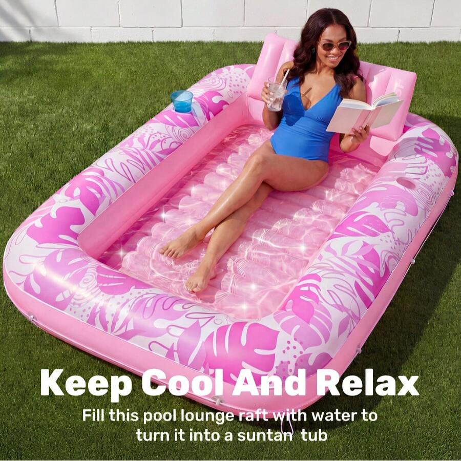 Water Hammock For Adults 4 In 1 Inflatable Pool Float