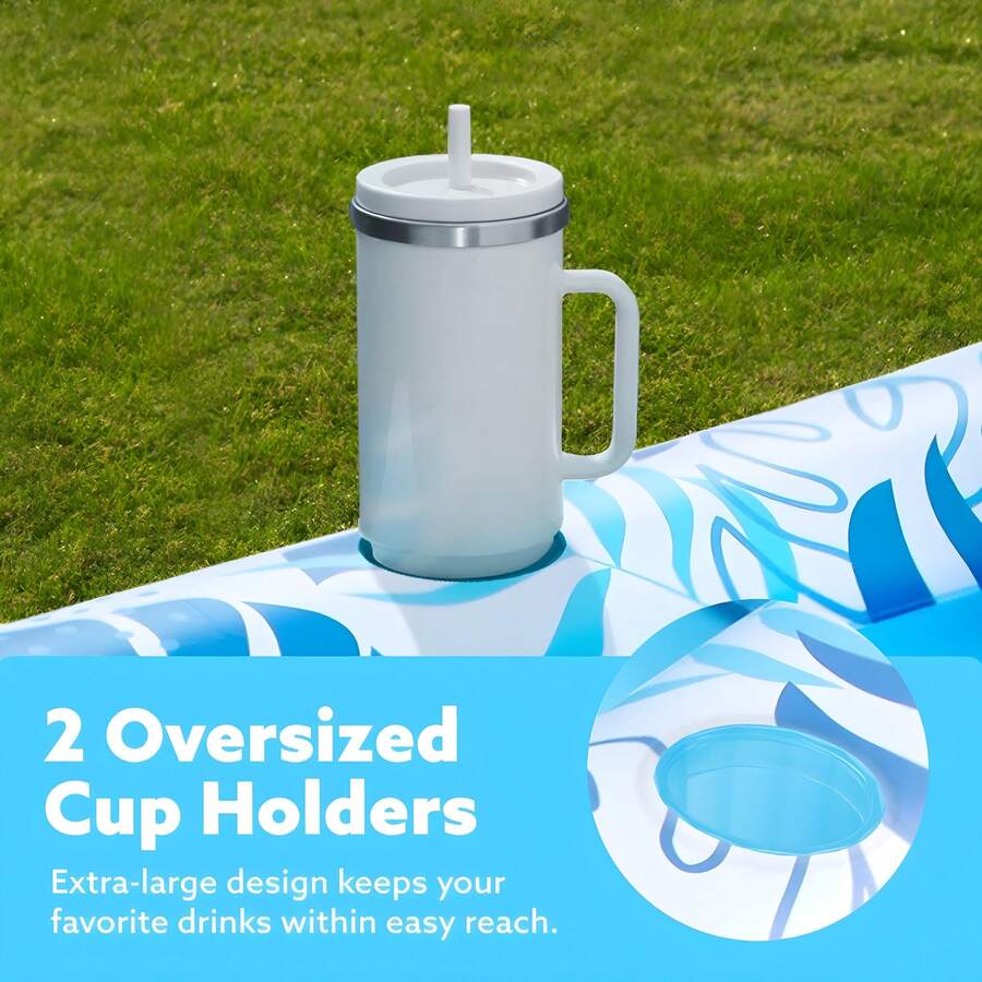 Water Hammock For Adults 4 In 1 Inflatable Pool Float