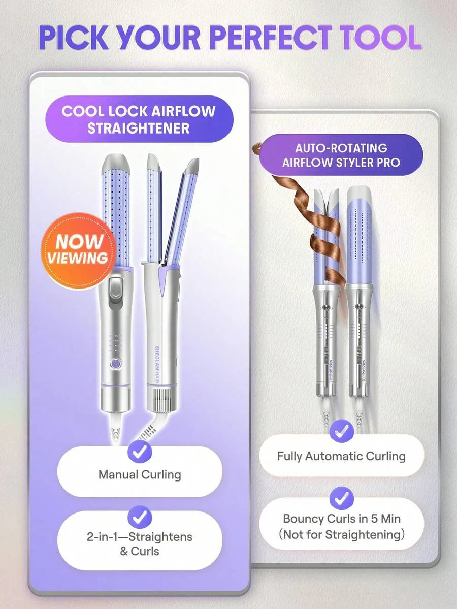 SHEGLAM HAIR Cool Lock Airflow Styler