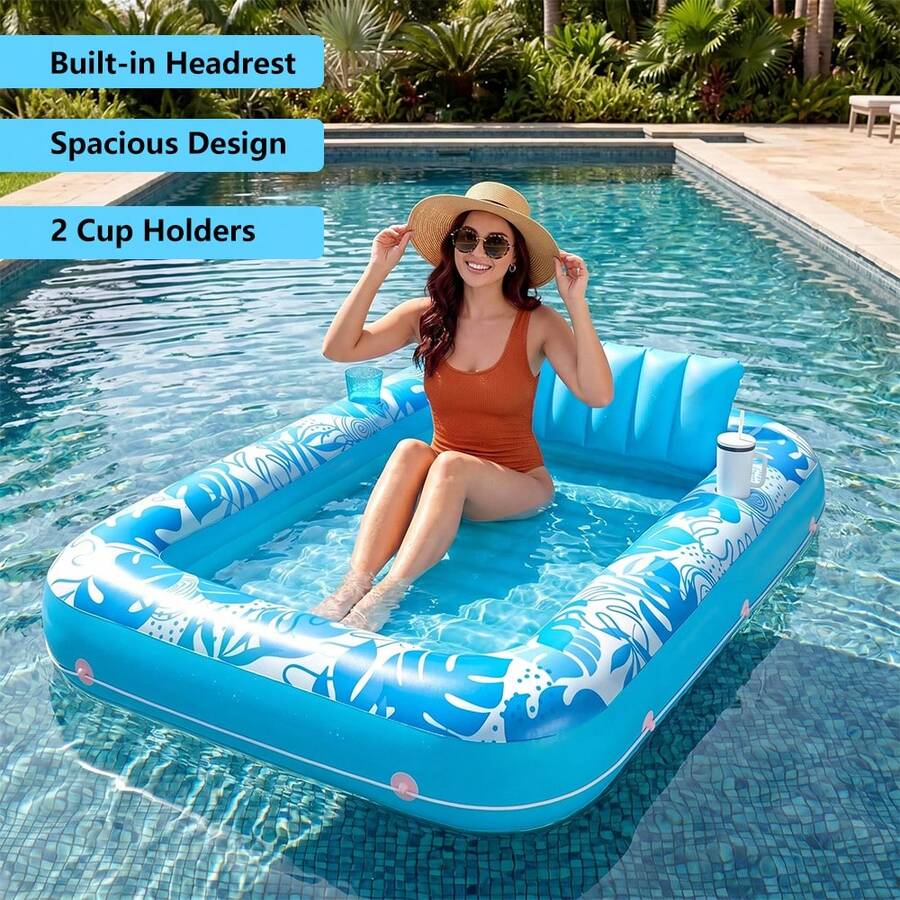 Water Hammock For Adults 4 In 1 Inflatable Pool Float