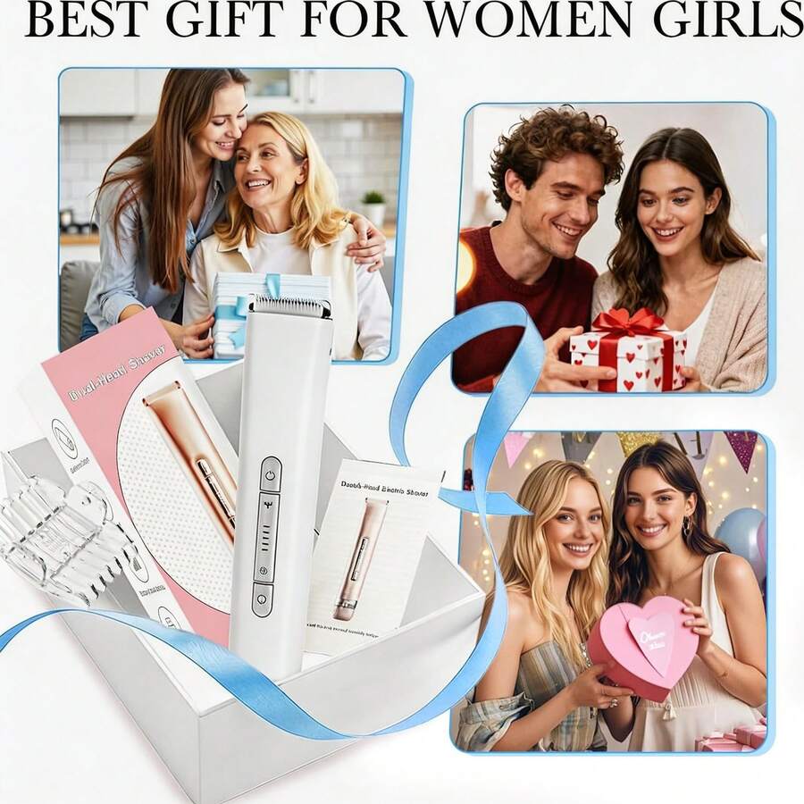 2 In 1 Women Electric Razor & Bikini Trimmer