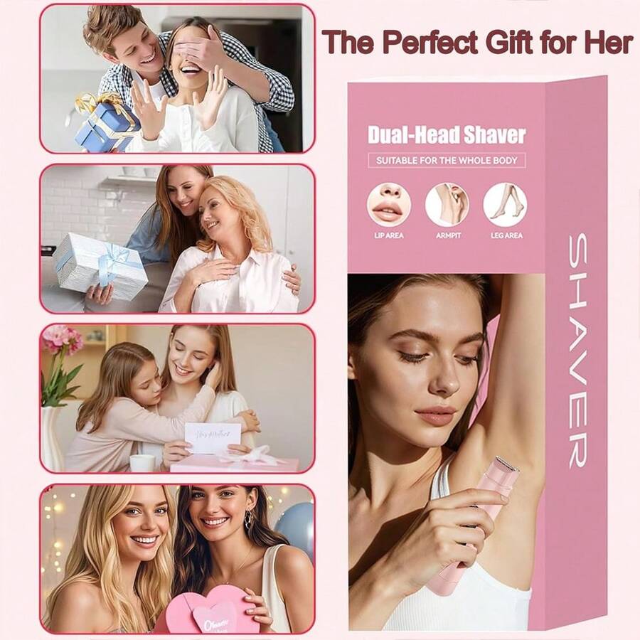 2 In 1 Women Electric Razor & Bikini Trimmer
