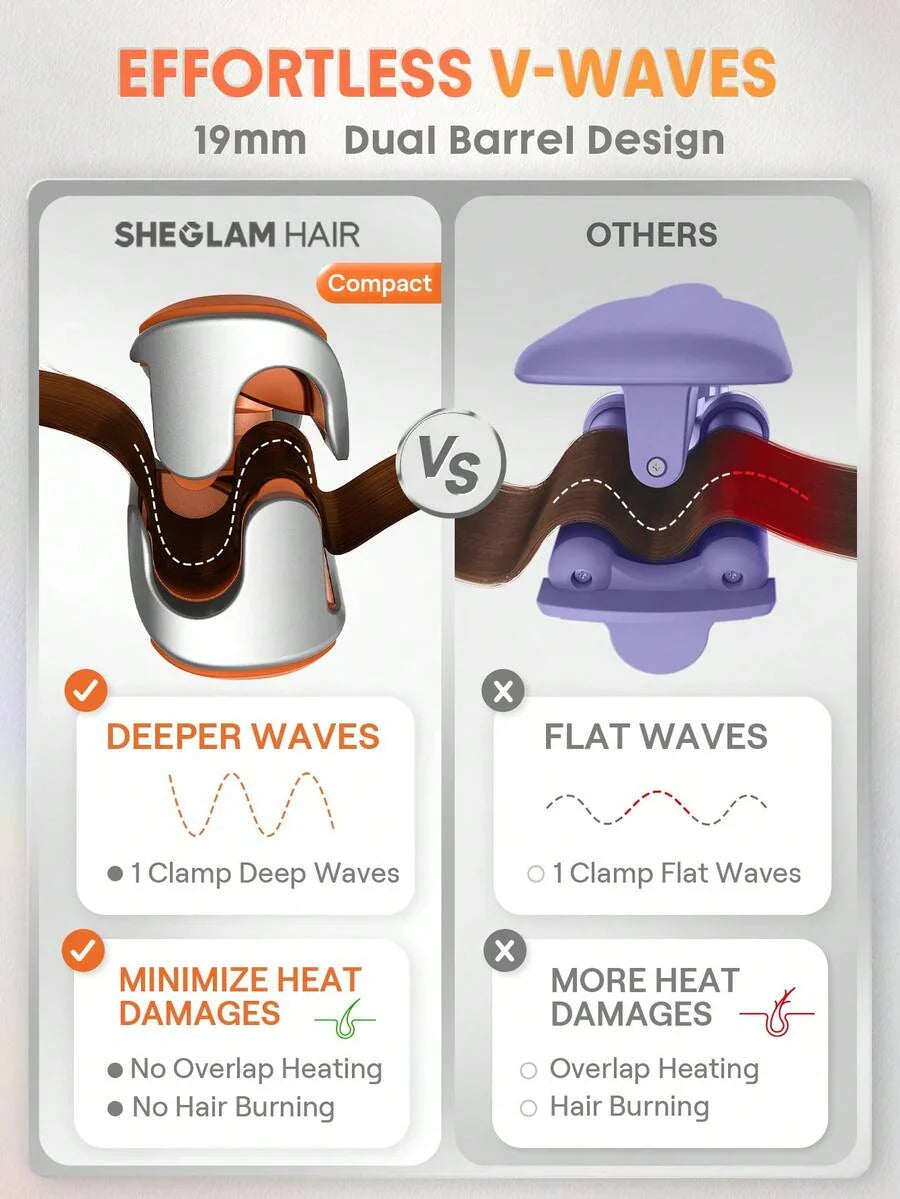 SHEGLAM HAIR Cupid's Charm Beach Babe Hair Waver