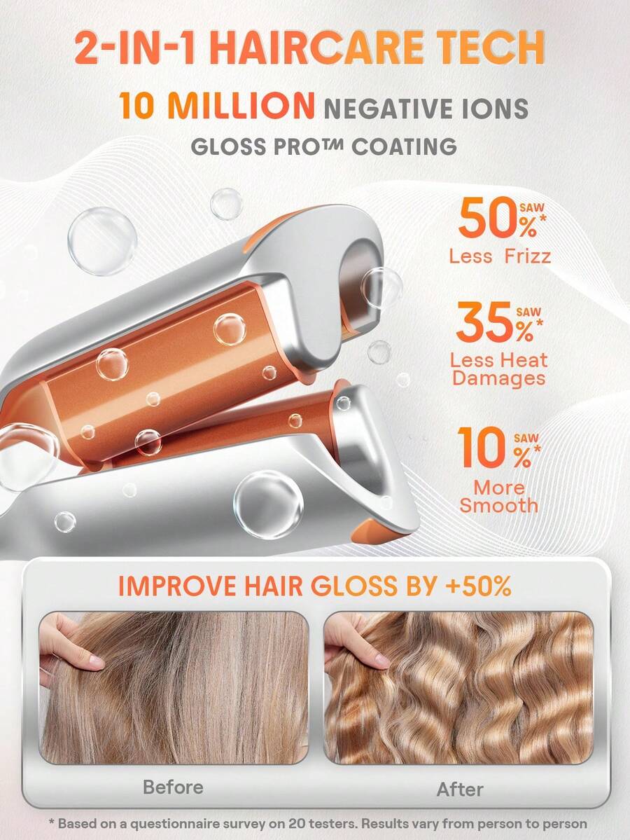 SHEGLAM HAIR Cupid's Charm Beach Babe Hair Waver