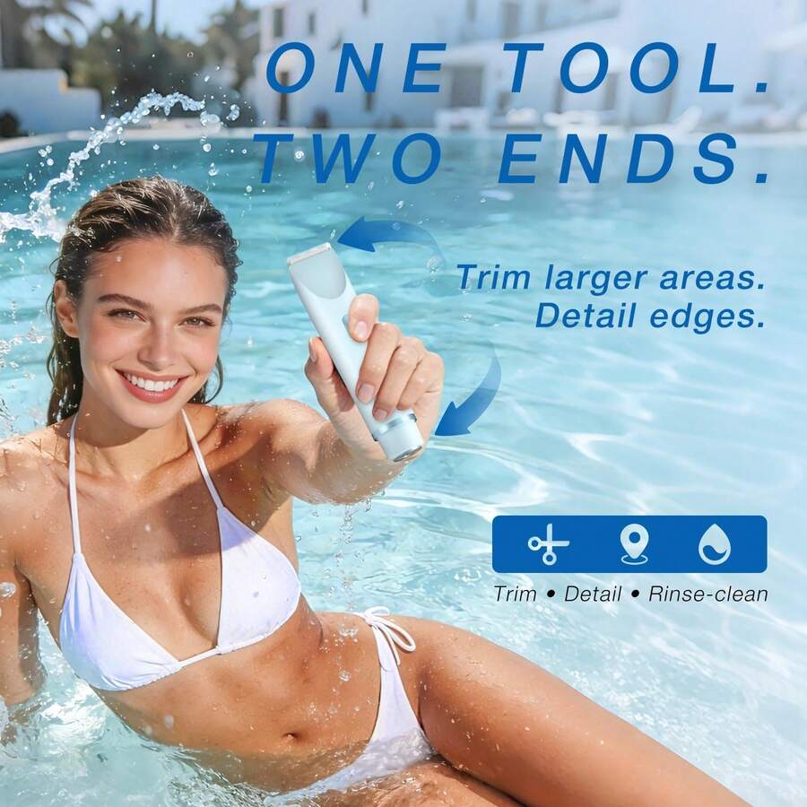 2 In 1 Women Electric Razor & Bikini Trimmer