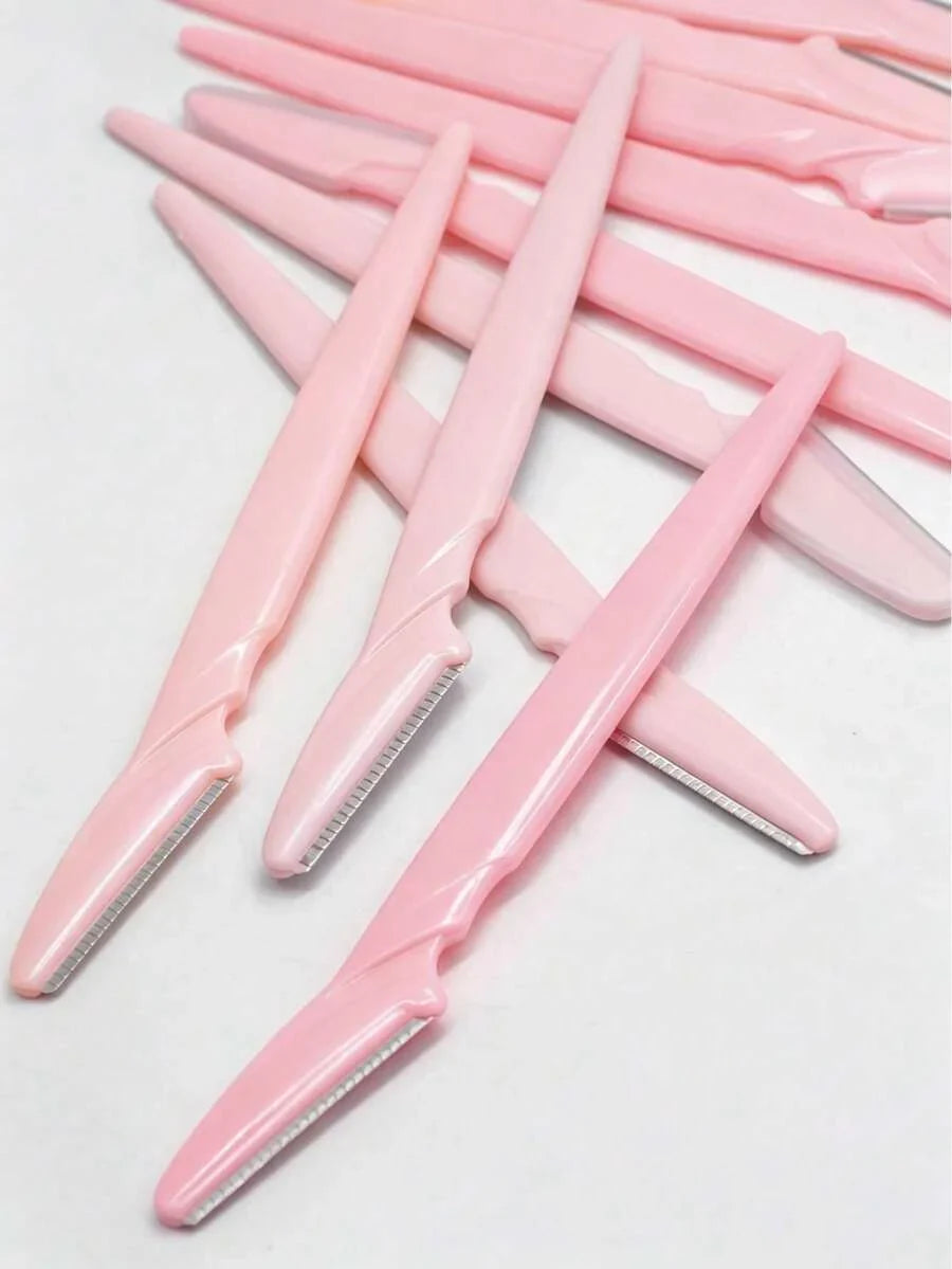 Bottled Eyebrow Razor Set, Includes Storage Box
