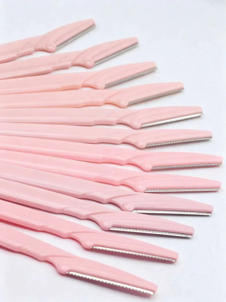 Bottled Eyebrow Razor Set, Includes Storage Box