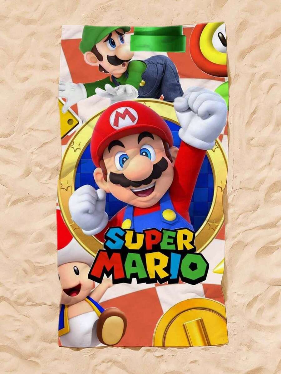 asmodee Mario Theme Beach Towels