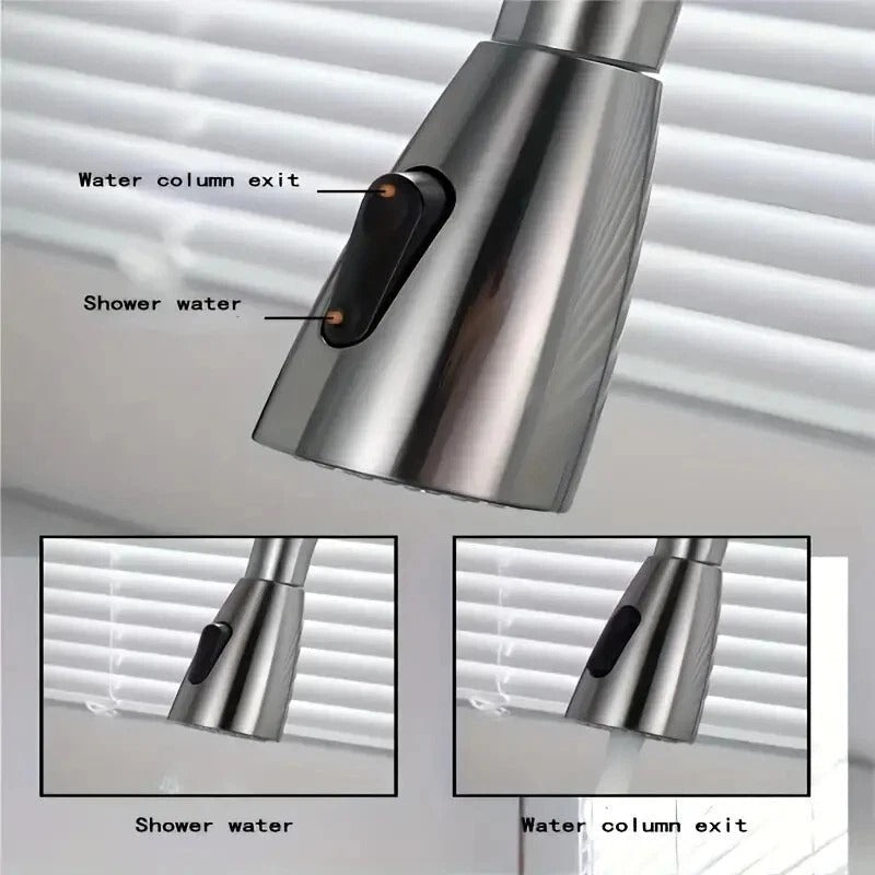 Brushed Nickel Kitchen Faucet