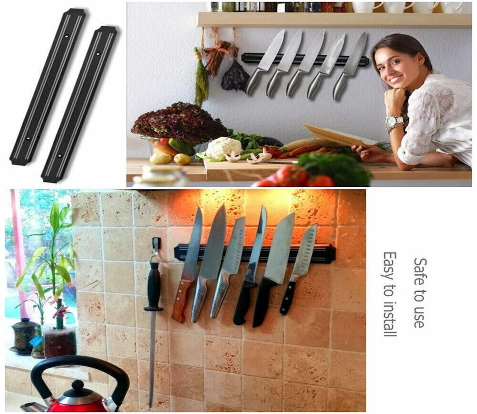 Magnetic Kitchen Knife Holder Rack