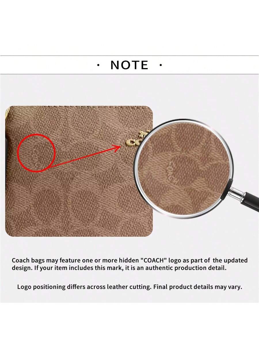 Coach Signature Zip Wristlet Wallet