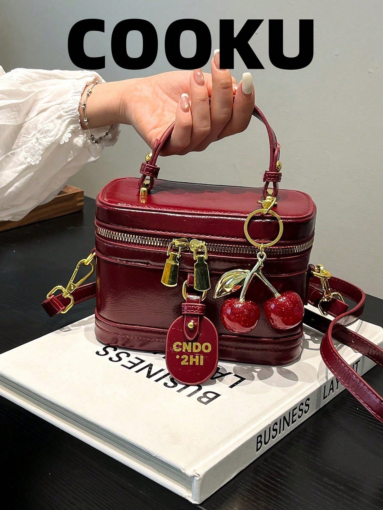 Elegant PU Leather Square Bag