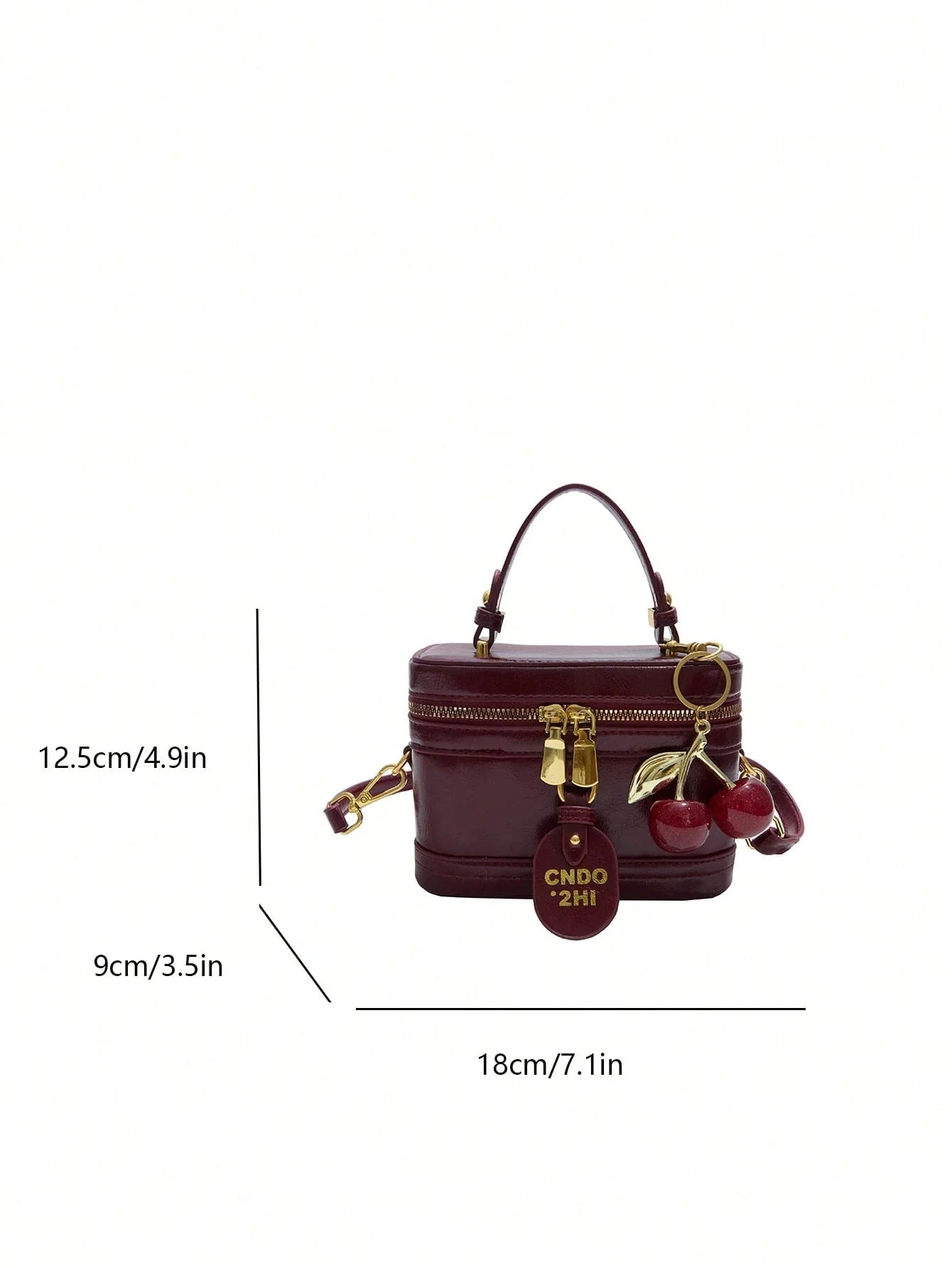 Elegant PU Leather Square Bag