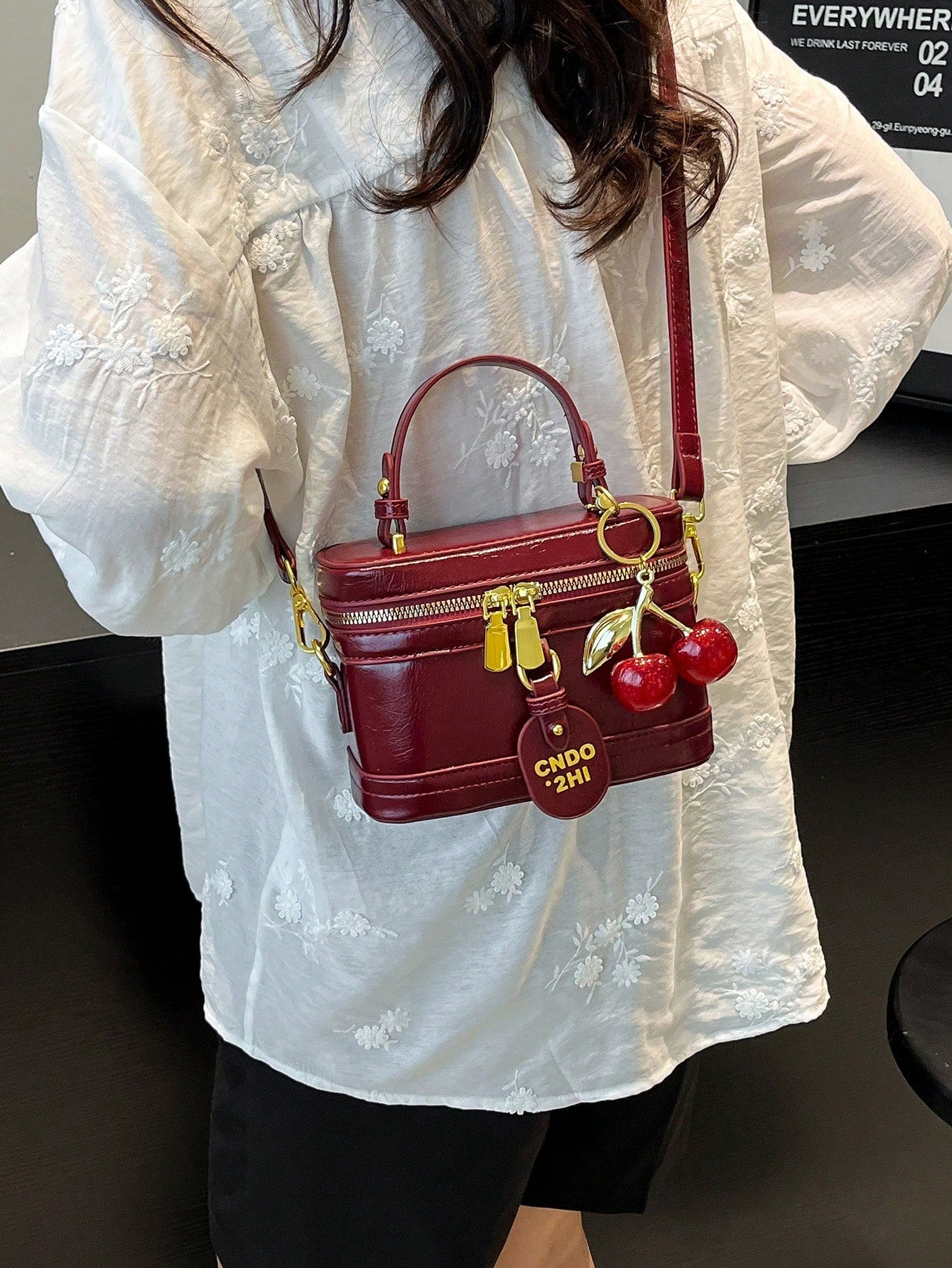 Elegant PU Leather Square Bag