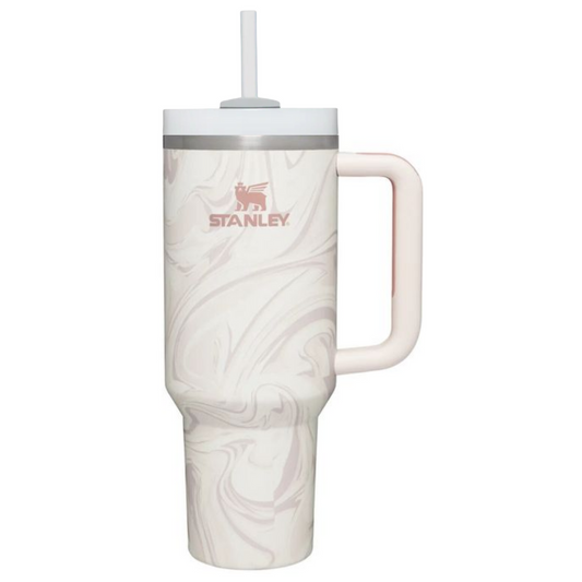 Stanley Rose Quartz Swirl Tumbler