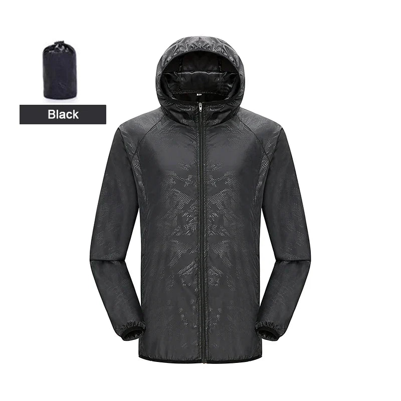 LNGXO Unisex Waterproof Windbreaker