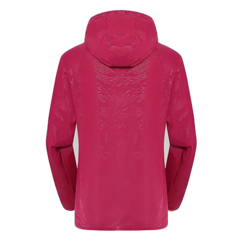 LNGXO Unisex Waterproof Windbreaker