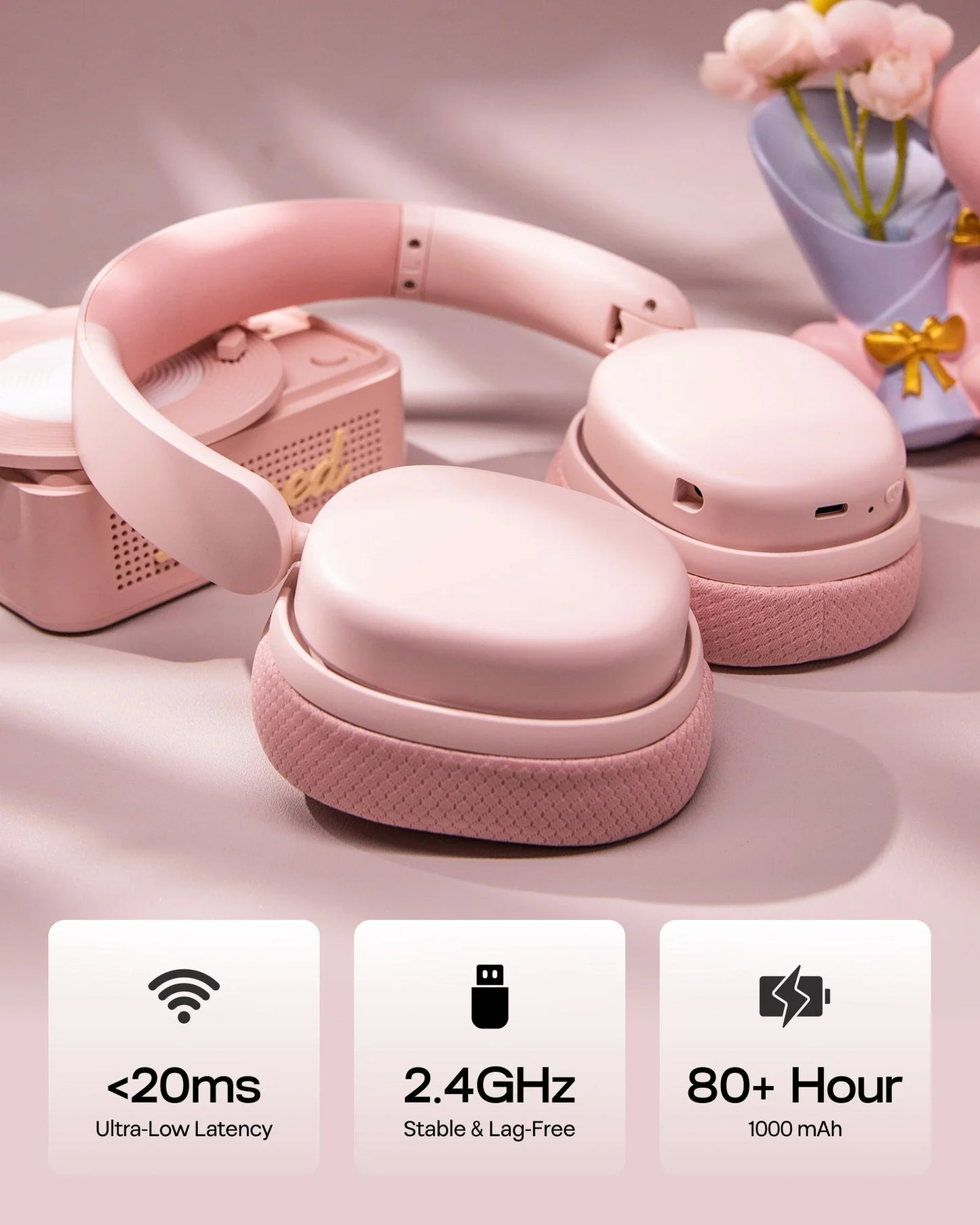 AULA G7 Pro Wired/Bluetooth/2.4GHz Wireless Gaming Headphone Noise-Canceling Microphone with RGB Light for PS4/PS5/PC/Switch