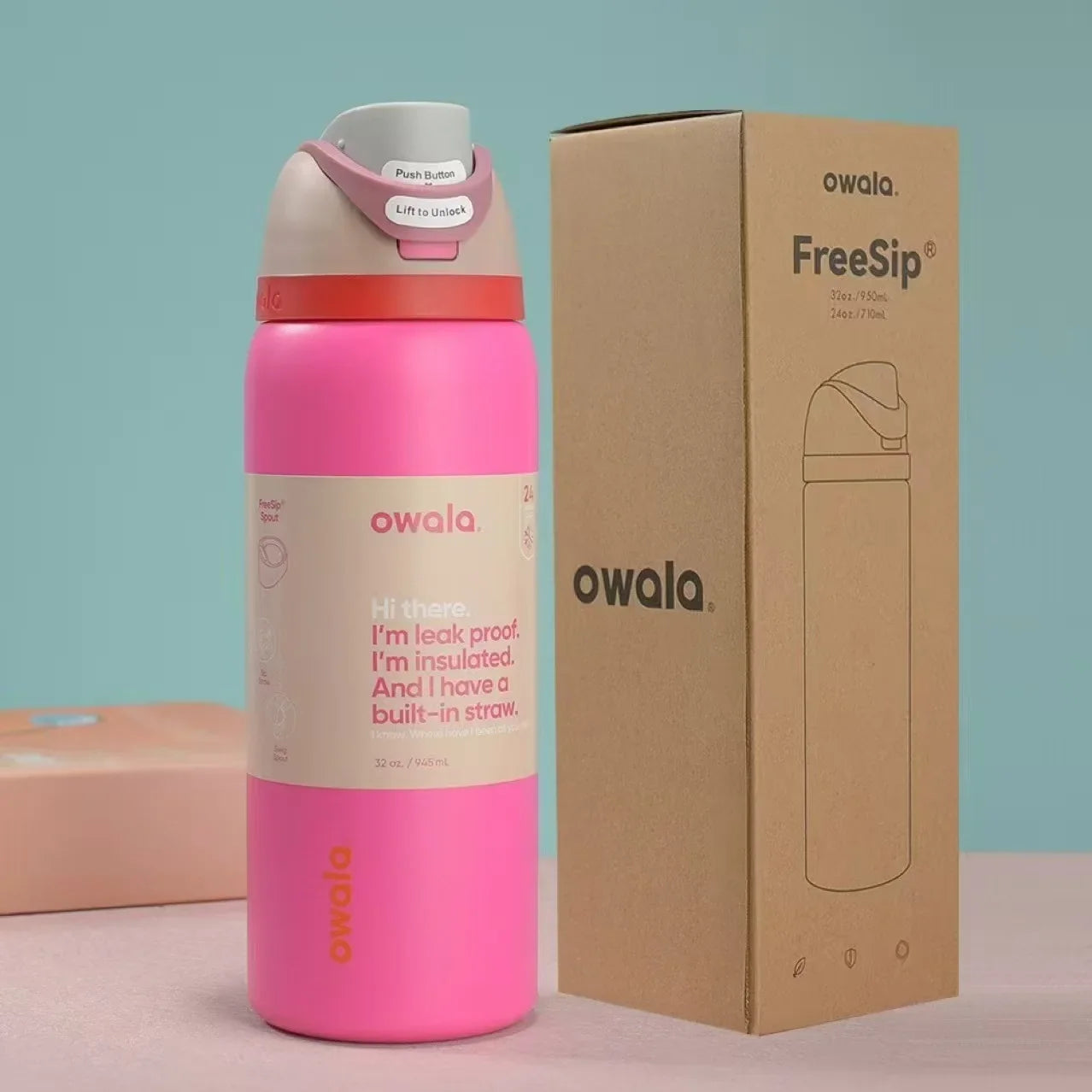 Owala Hydro Max Football Water Bottle