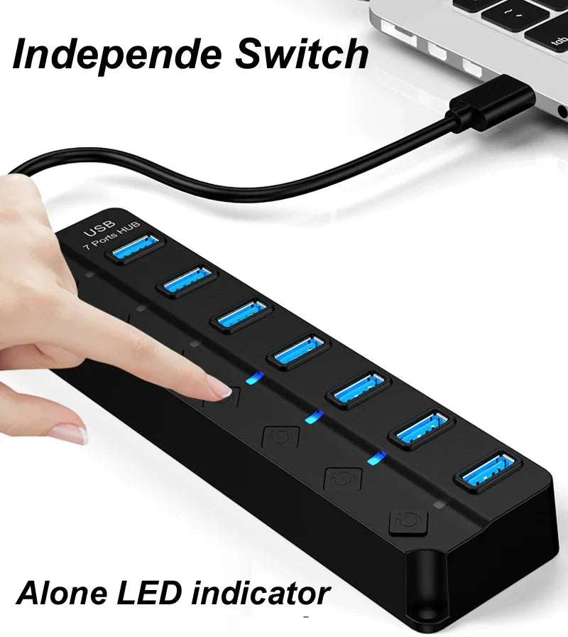 USB 3.0 Hub with Switch