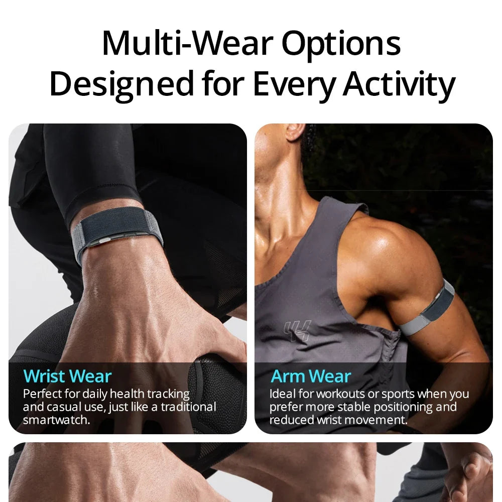 VALDUS VITRO ECG Smart Bracelet Heart Rate Blood Pressure Waterproof Long Battery Life Fitness SOS 2026 New NO Screen Smartwatch
