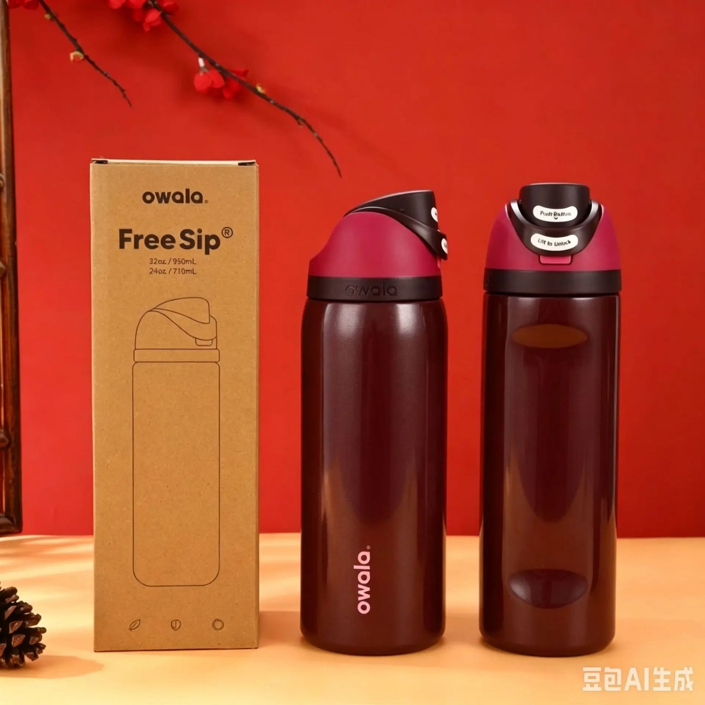 Owala Hydro Max Football Water Bottle