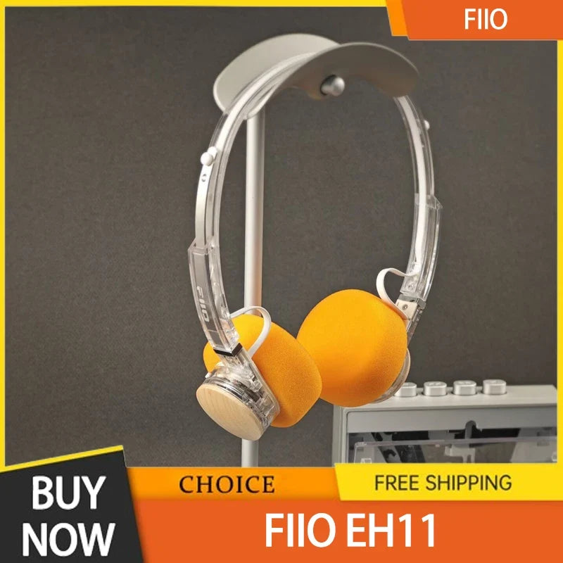 Fiio Eh11 Headphones Retro Over-Ear Bluetooth Headphones 40mm Large Dynamic Driver Mechanical Shell Ldac Hi-Res Audio Headset