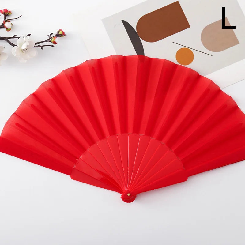 Vintage Silk Bamboo Folding Fan