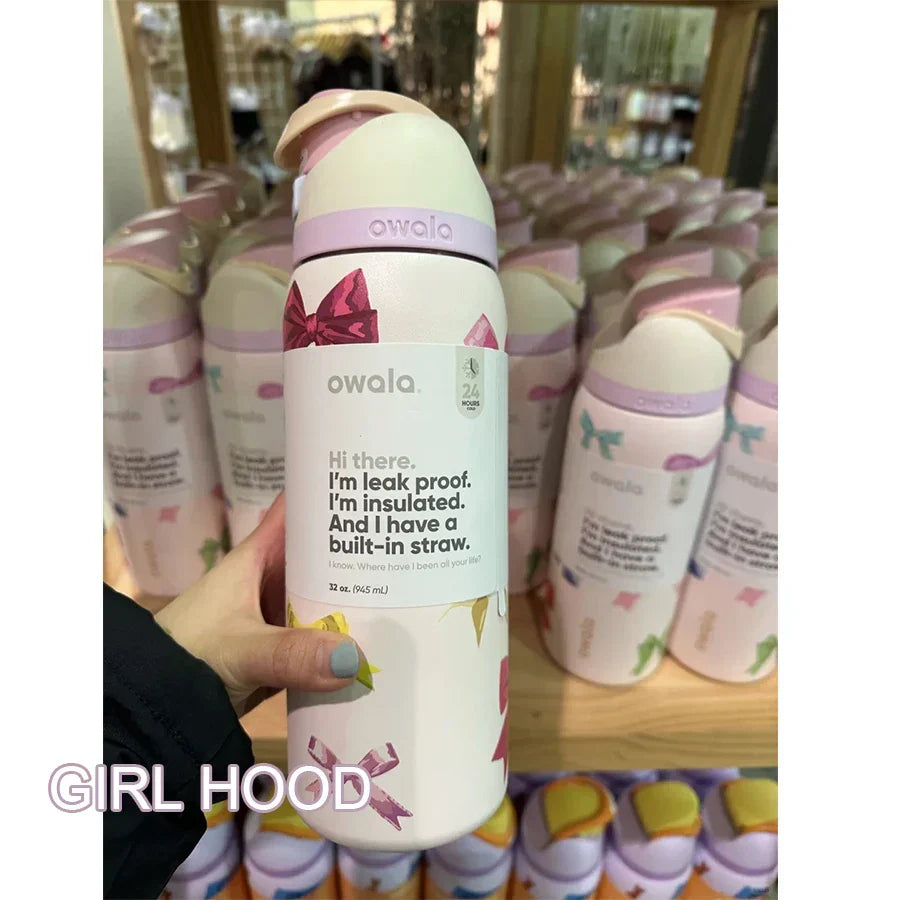 Owala FreeSip Smell The Rosé water bottle