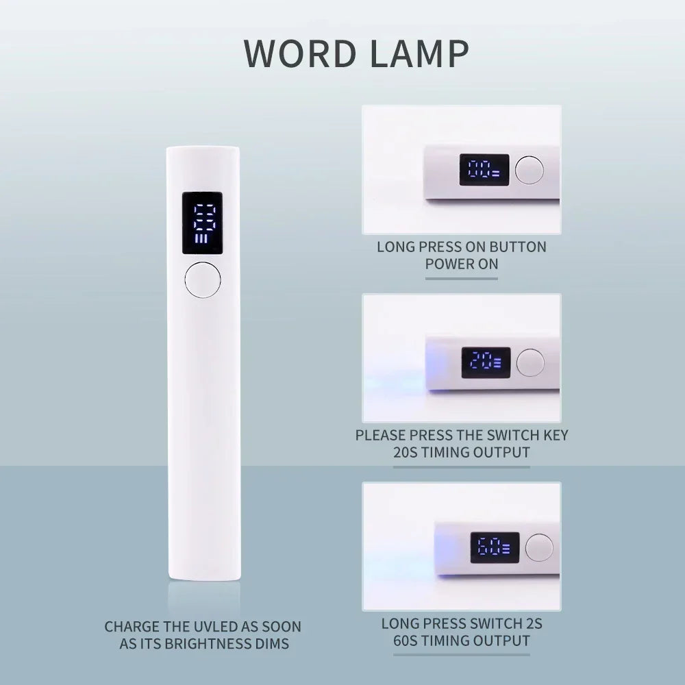 Handheld UV Nail Dryer Lamp