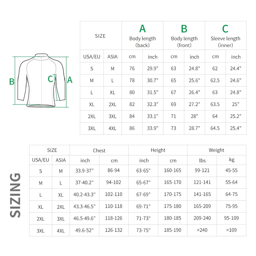 WOSAWE Men’s Cycling Windbreaker Jacket